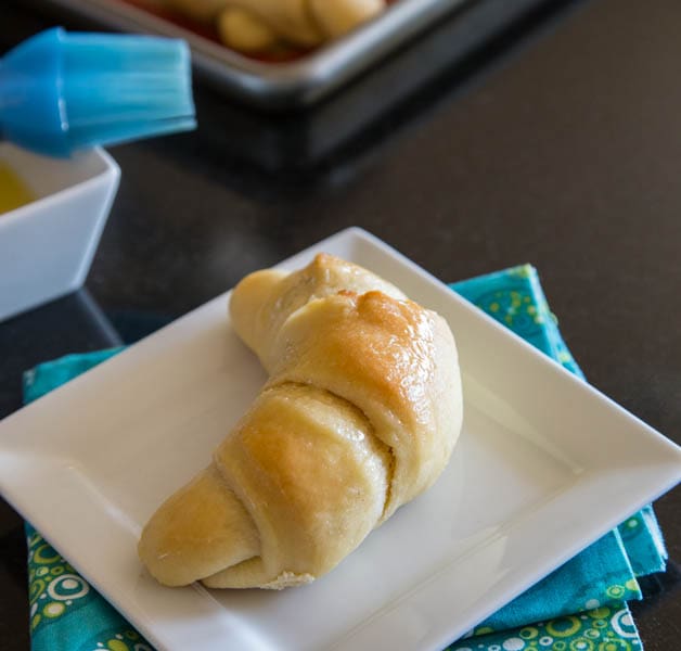 Crescent Rolls - Soft, buttery, and flaky homemade crescent rolls are perfect for homemade soup, stews, and chili on a cold night.  