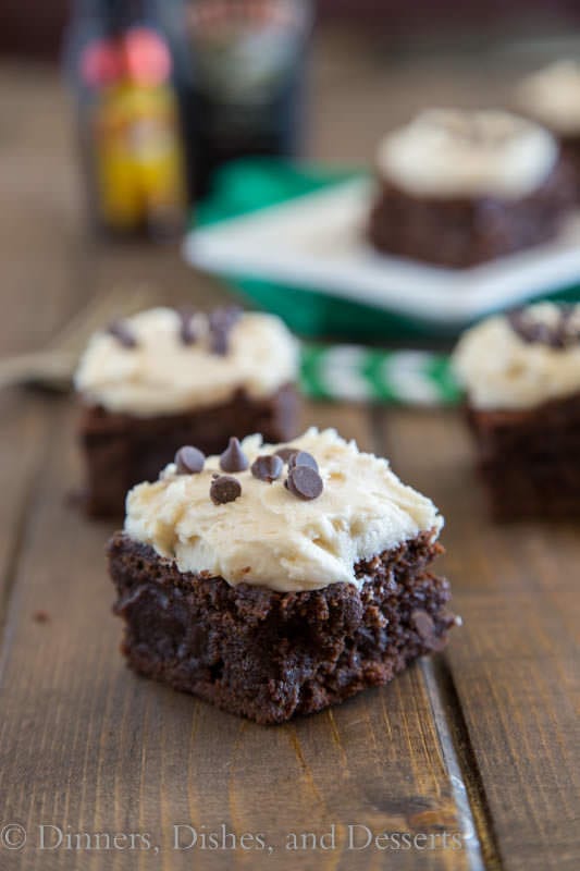 Mudslide Brownies {Dinners, Dishes, and Desserts}