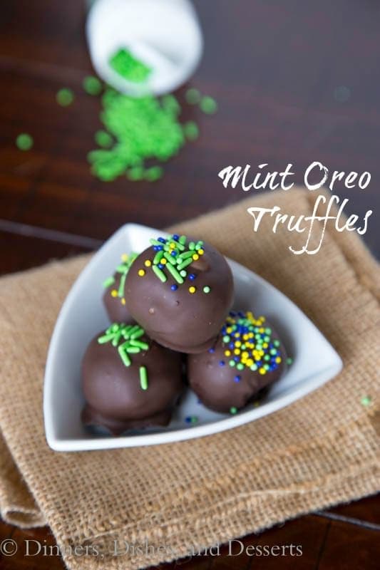 Mint Oreo Truffles
