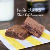 Double Chocolate Olive Oil Brownies | Dinners, Dishes & Desserts
