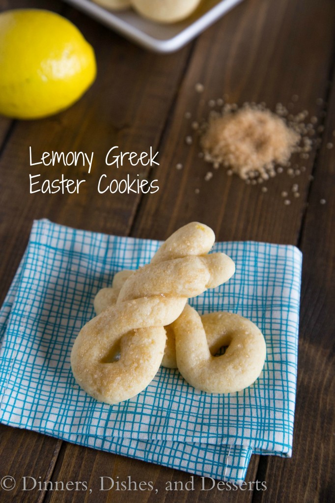 Lemony Greek Easter Cookies