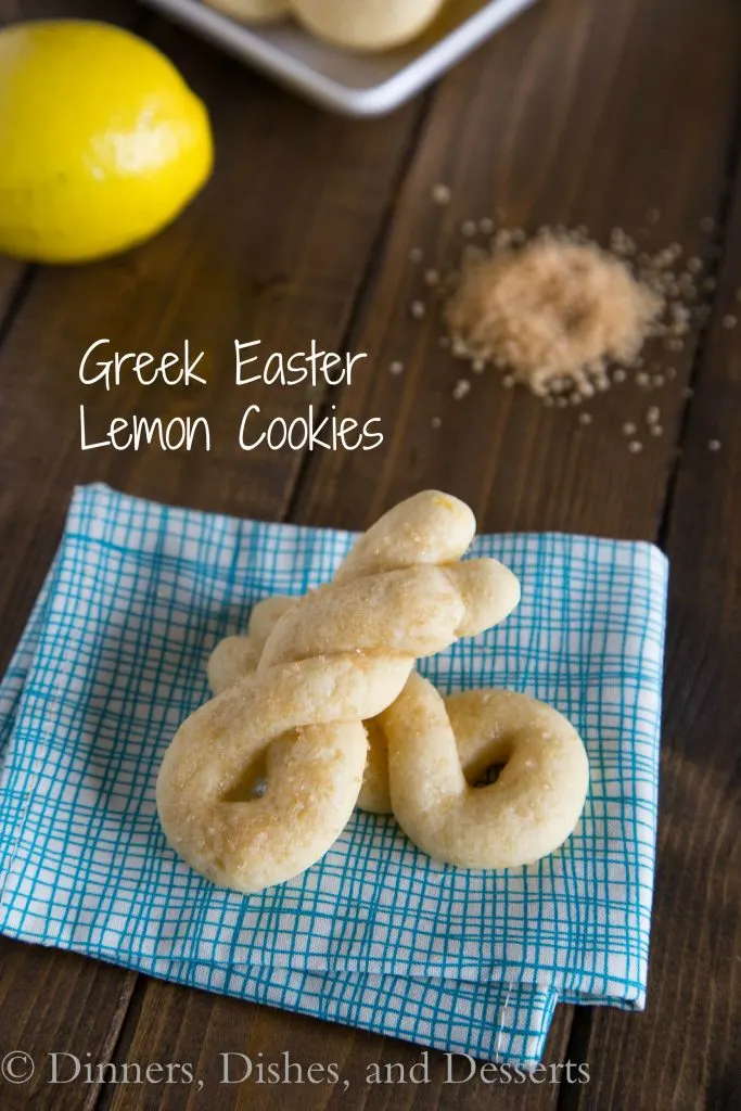 Greek Easter Lemon Cookies