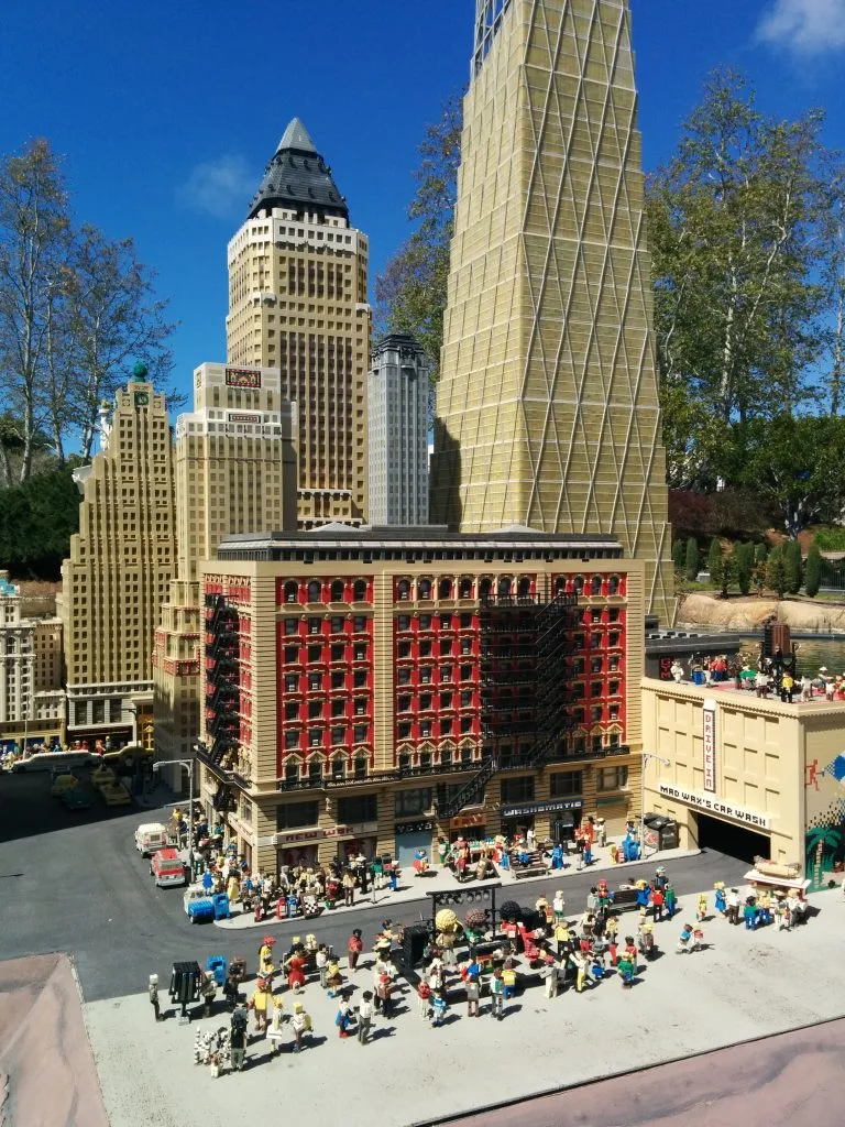 lego buildings at legoland