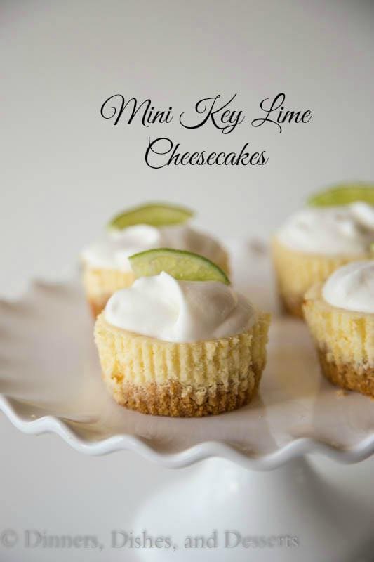 Mini Key Lime Cheesecakes | Dinners, Dishes and Desserts