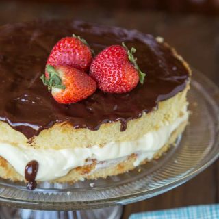 Boston Cream Pie {Dinners, Dishes and Desserts}