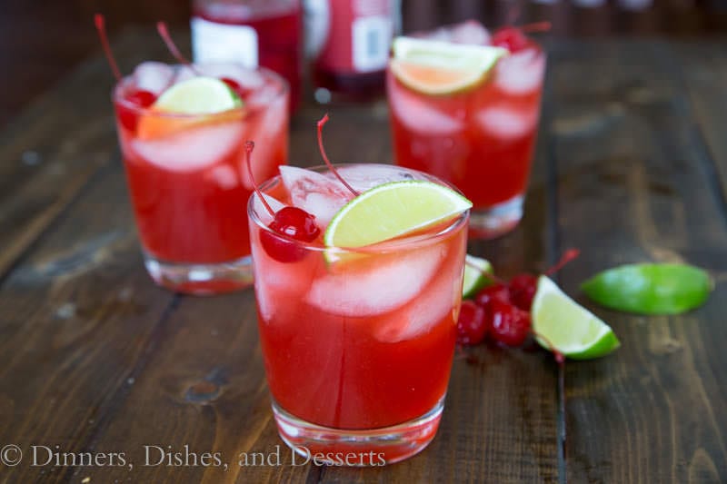 Cherry Limeade Margaritas