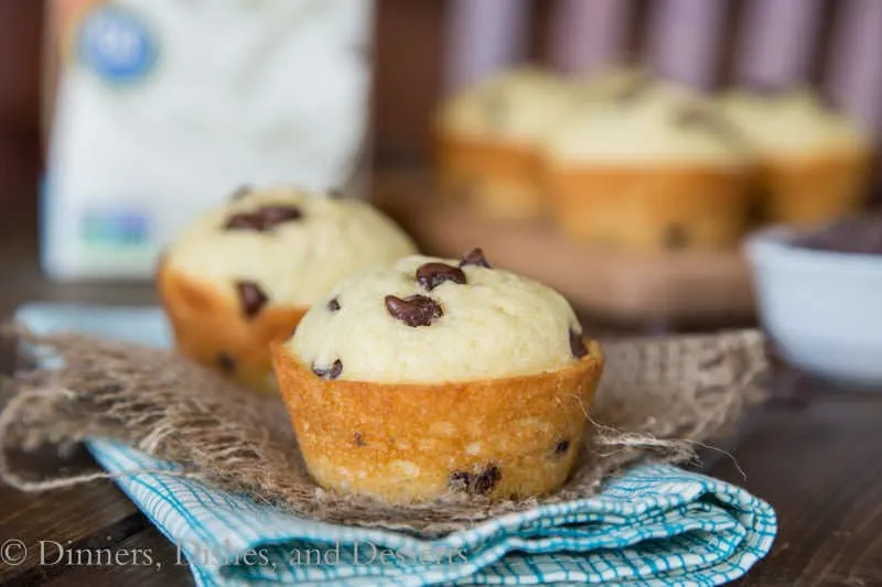 Coconut Chocolate Chip Muffins - perfect quick breakfast