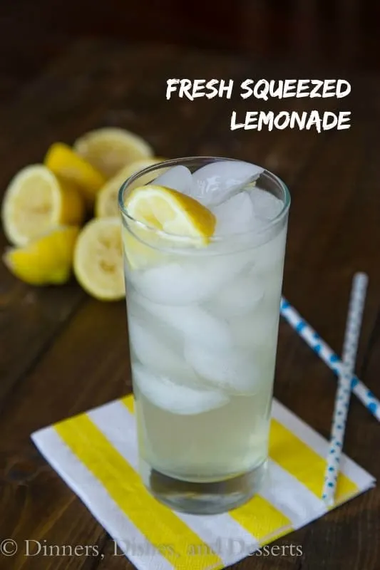 Fresh Squeezed Lemonade - perfectly refreshing for a hot summer day!