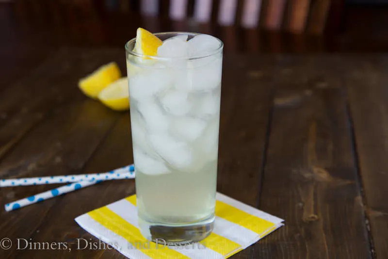 Cool down in summer with a tall glass of Fresh Squeezed Lemonade