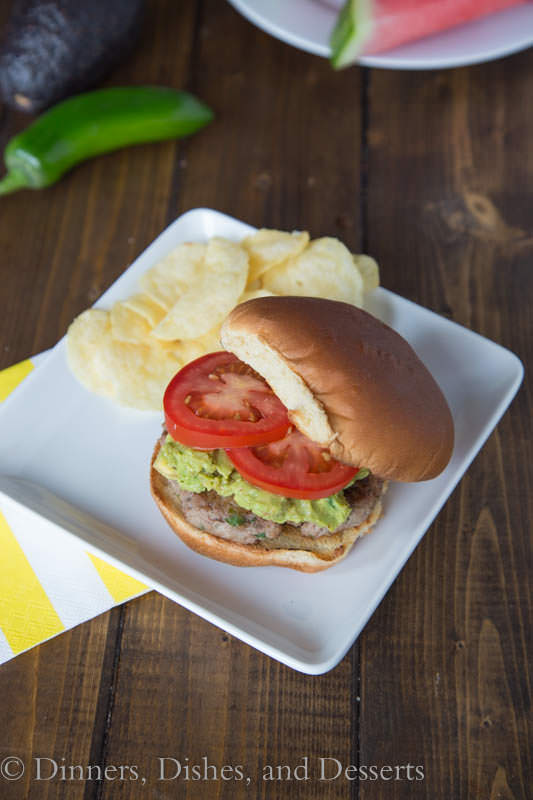 Jalapeno Turkey Burgers - great for summer grilling