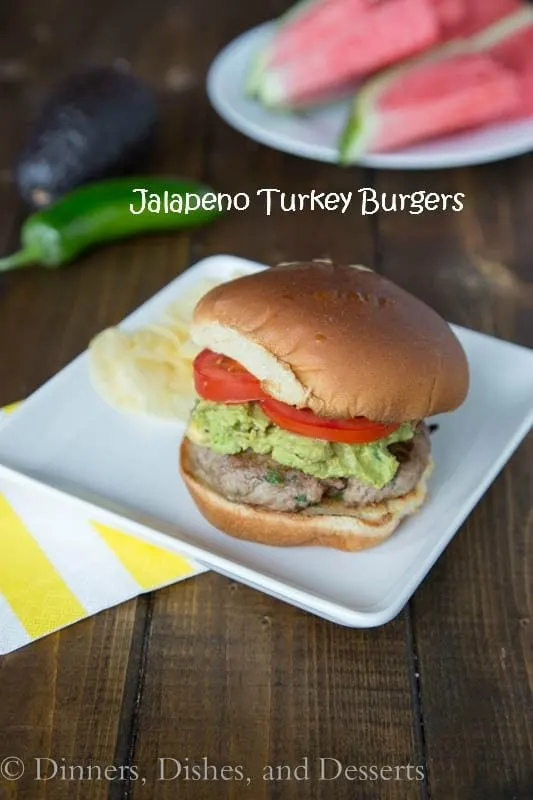 Jalapeno Turkey Burgers - got to love a burger with a little kick!