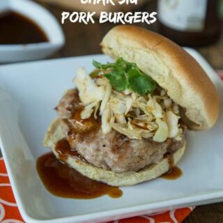 Char Siu Pork Burgers - an Asian favorite turned into a burger!