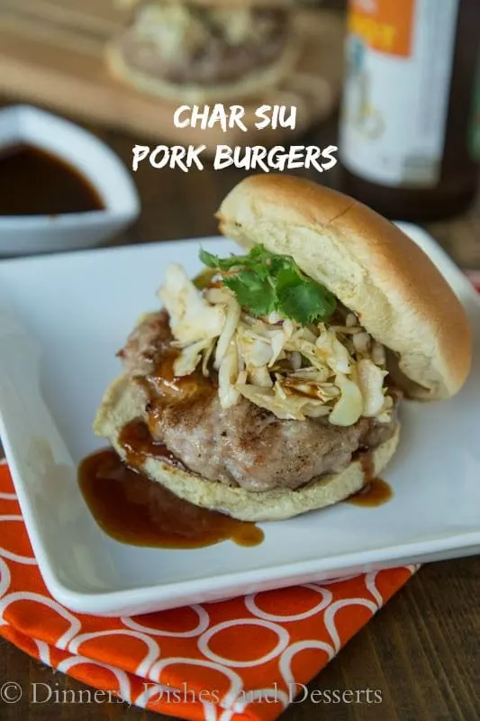 Char Siu Pork Burgers - an Asian favorite turned into a burger!