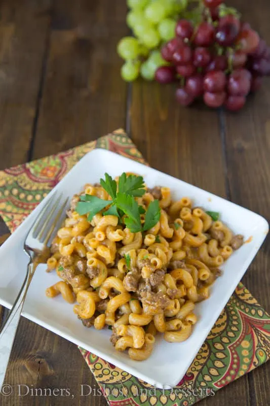 Cheeseburger Macaroni Skillet - quick and easy dinner for those busy weeknights