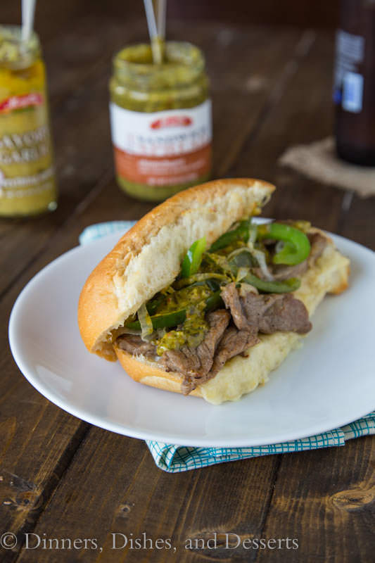 Cheesy Steak Sandwiches - and a chance to win $25,000 with @mezzetta_foods