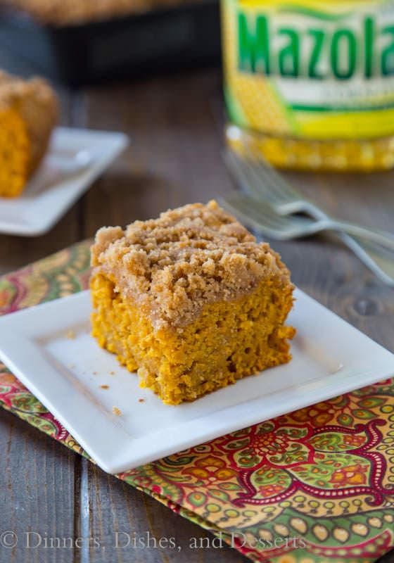 Apple Pumpkin Coffee Cake - Breakfast just got a whole lots tastier