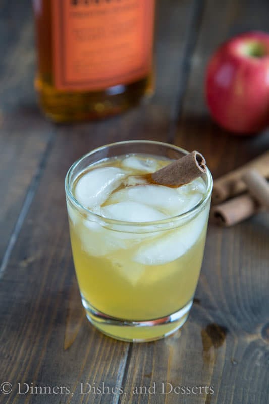 Bourbon Apple Cider - a great fall cocktail