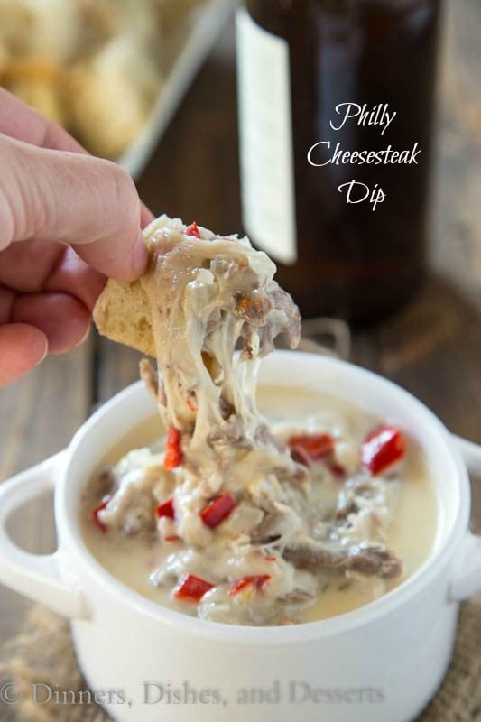 Philly Cheesesteak Dip - the classic sandwich turned into a dip