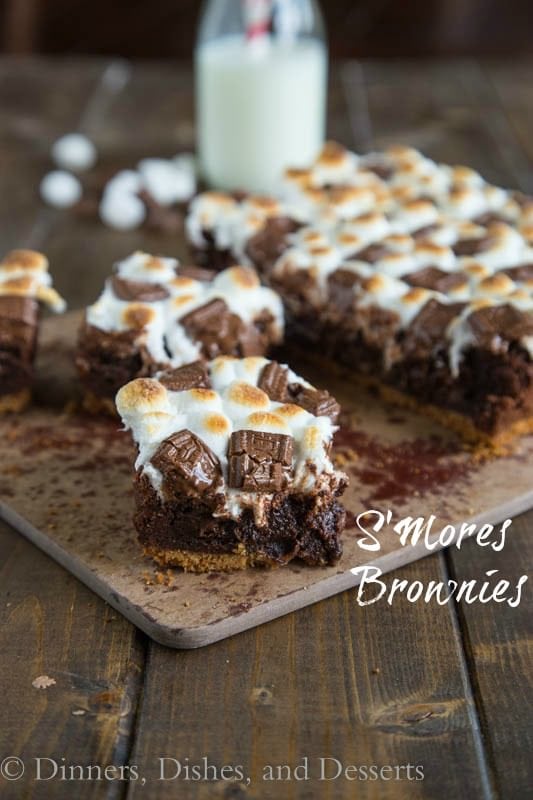 The Best Fudgy S'mores Brownies (easy to make recipe) - Baked Ambrosia