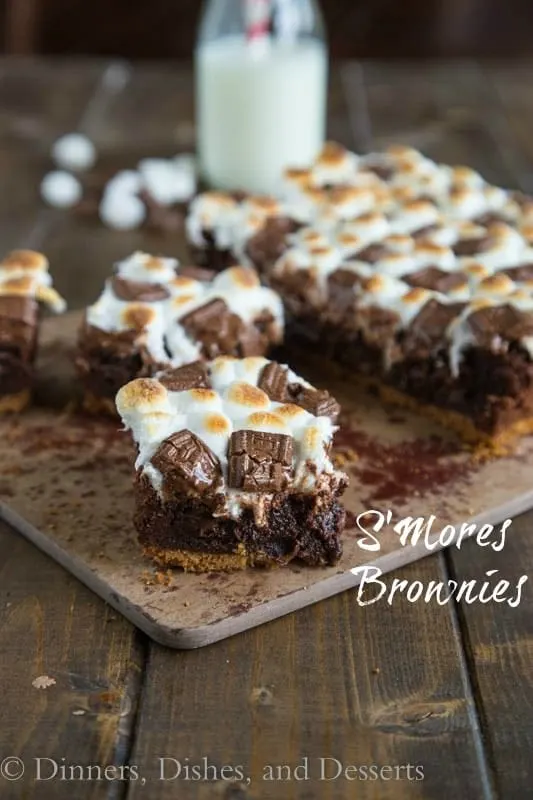 S'mores Brownies - rich, chocolatey, heaven!