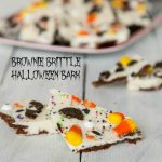 Brownie Brittle Halloween Bark - a fun and easy Halloween treat