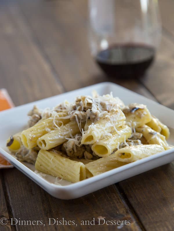 Creamy sausage & artichoke pasta makes an easy after-practice dinner. A one-skillet meal the whole family will devour.