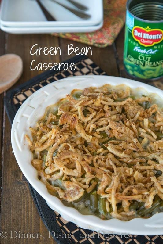 Green Bean Casserole - a holiday favorite minus the canned soup!