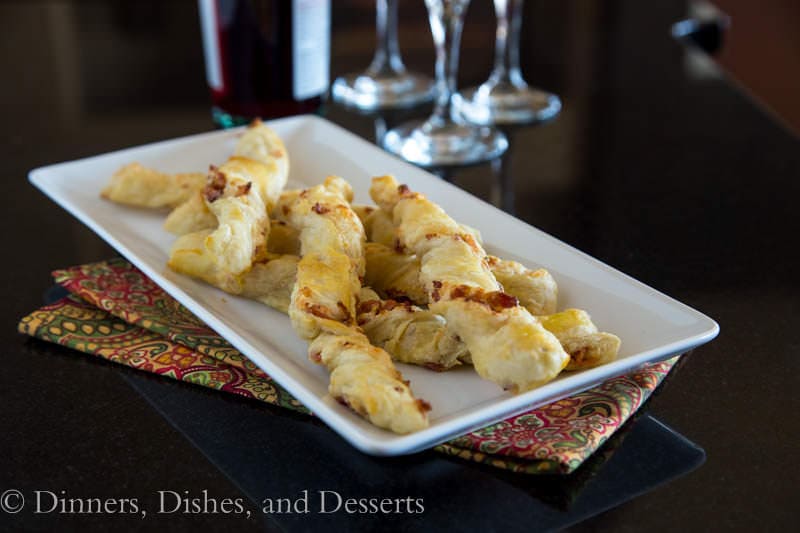 Bacon Cheese Straws {Dinners, Dishes, and Desserts}