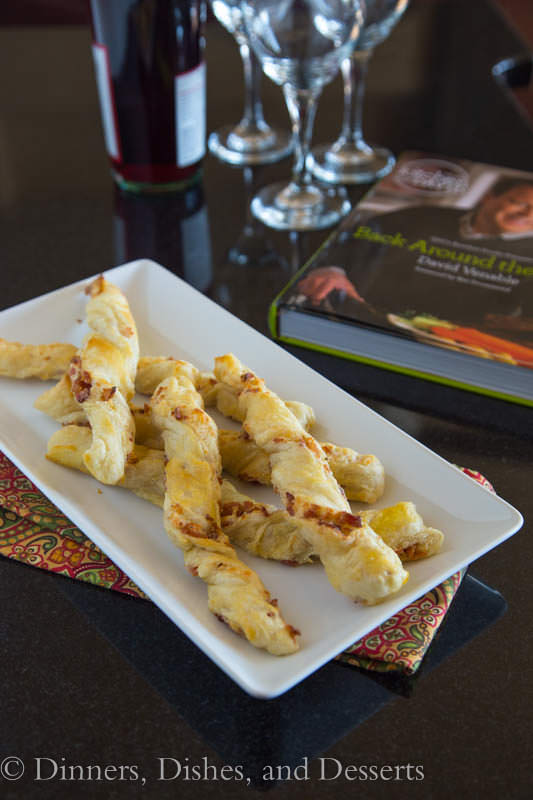 Bacon Cheese Straws - a great appetizers full of cheesy, bacon-y goodness!