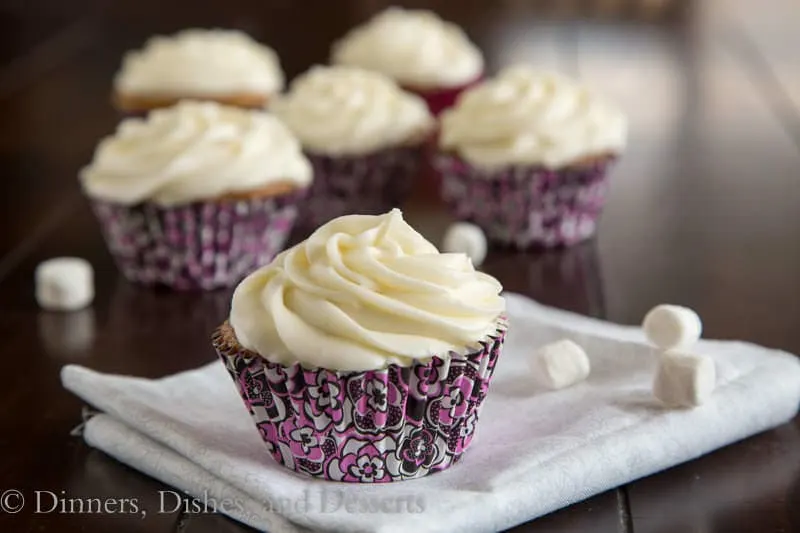 Sweet Potato Cupcakes {Dinners, Dishes, and Desserts}