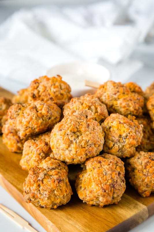 Bisquick sausage cheese balls is a classic appetizer recipe that everyone loves