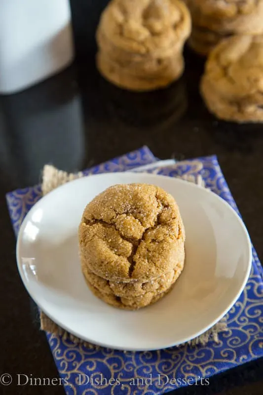 Chewy Molasses Cookies - Perfectly spiced, tender and chewy molasses cookie