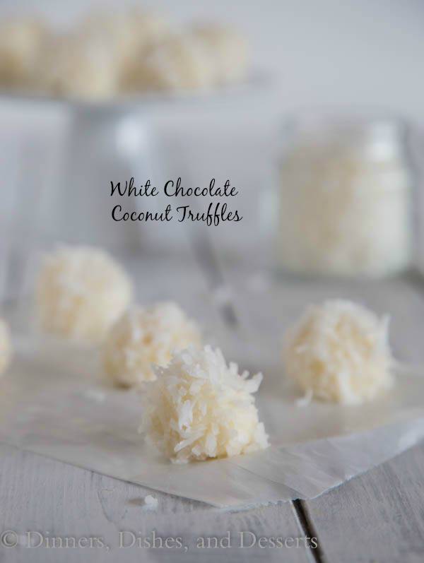 White Chocolate Coconut Truffles - super easy and perfect for any holiday get together