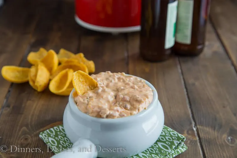 Hot Sausage Dip {Dinners, Dishes, and Desserts}