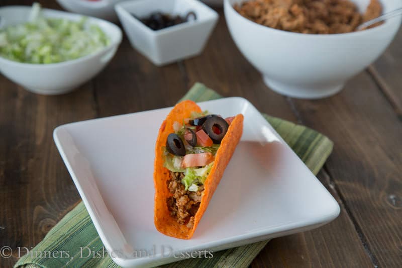 Nacho Cheese Tacos - Did you know that you can make Nacho Cheese flavored tacos at home. No more going out for fast food!