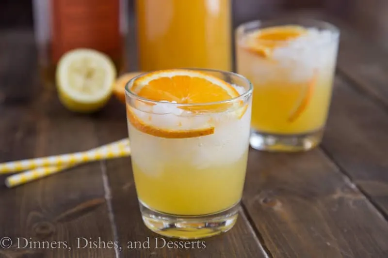Whiskey Sour Punch {Dinners, Dishes, and Desserts}