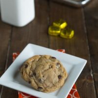 Caramel Stuffed Chocolate Chip Cookies - what could be better than a soft and chewy cookie with an gooey caramel candy inside!