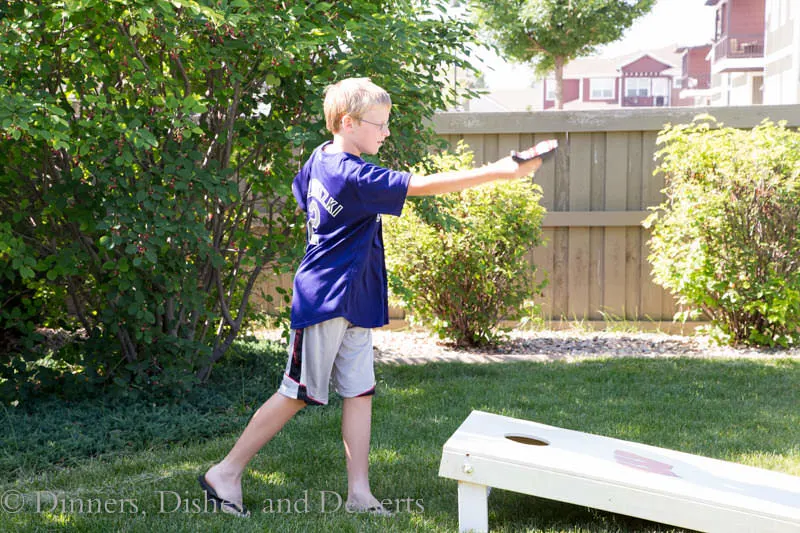 Bean Bag Toss is the perfect game for a summer get together!