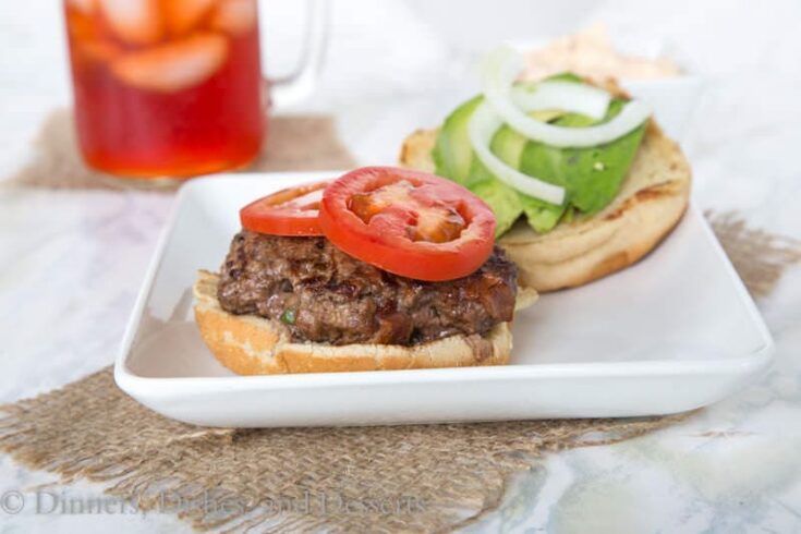 Jalapeno Bacon Burger {Dinners, Dishes, and Desserts}
