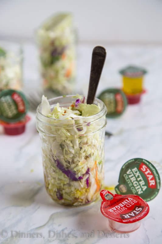Mexican Coleslaw - A quick and easy side dish for just about any meal. Also great on burgers or tacos! 