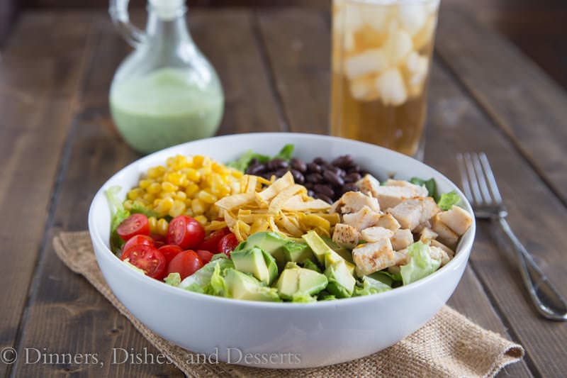 Southwestern Cobb Salad {Dinners, Dishes, and Desserts}