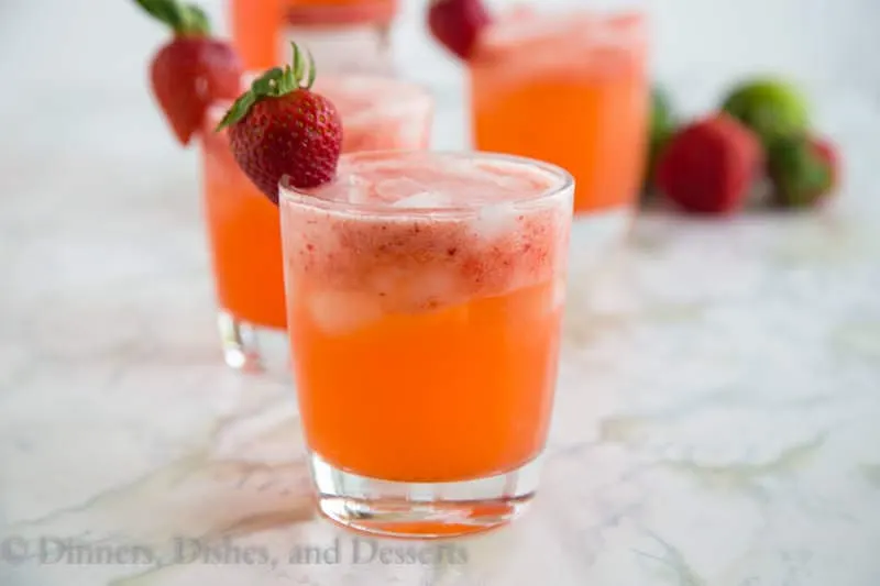 Strawberry Margarita Punch {Dinners, Dishes, and Desserts}