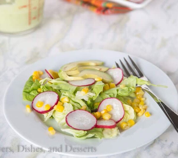 Corn and Radish Salad {Dinners, Dishes, and Desserts}