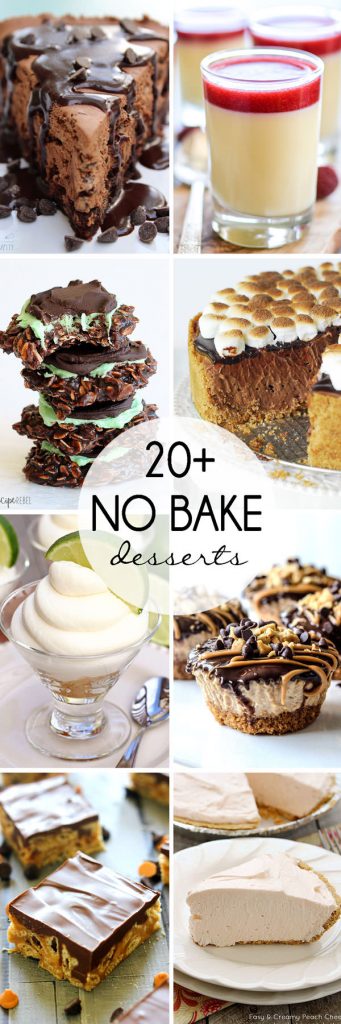 20+ No Bake Desserts that are perfect for summer!