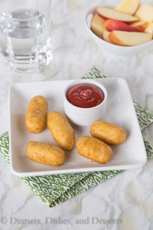 State Fair Corn Dogs make for an easy after school snack!