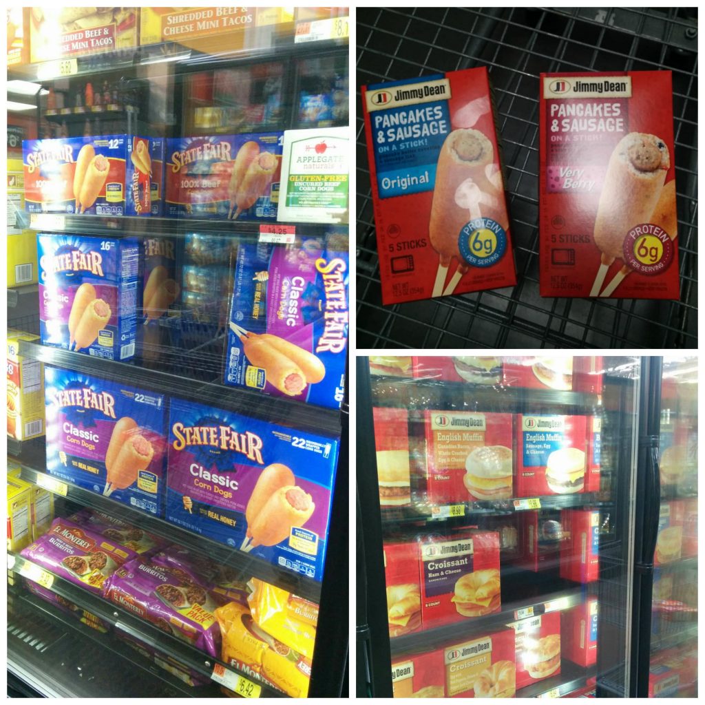 One stop shopping at Walmart for quick morning breakfast and afterschool snacks!