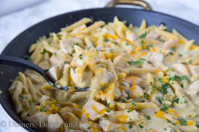 Salsa Verde Chicken Skillet {Dinners, Dishes, and Desserts}