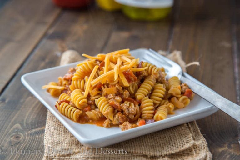 Bacon Cheeseburger Pasta (One Pan) | Dinners, Dishes, & Desserts