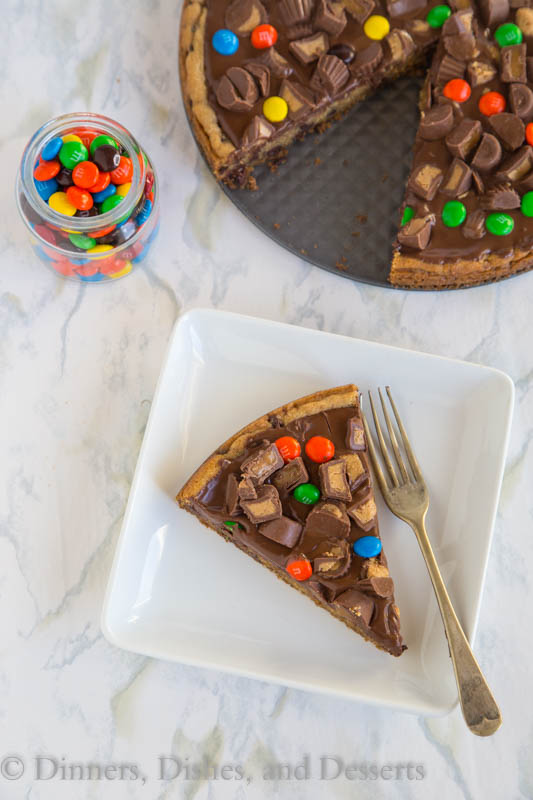 Fundraiser - Colorful Candy Topped Chocolate Pizza