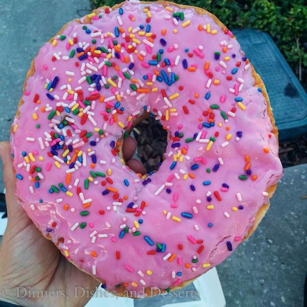 Universal Studios Orlando - Pink Donut from Lard Lad Donuts